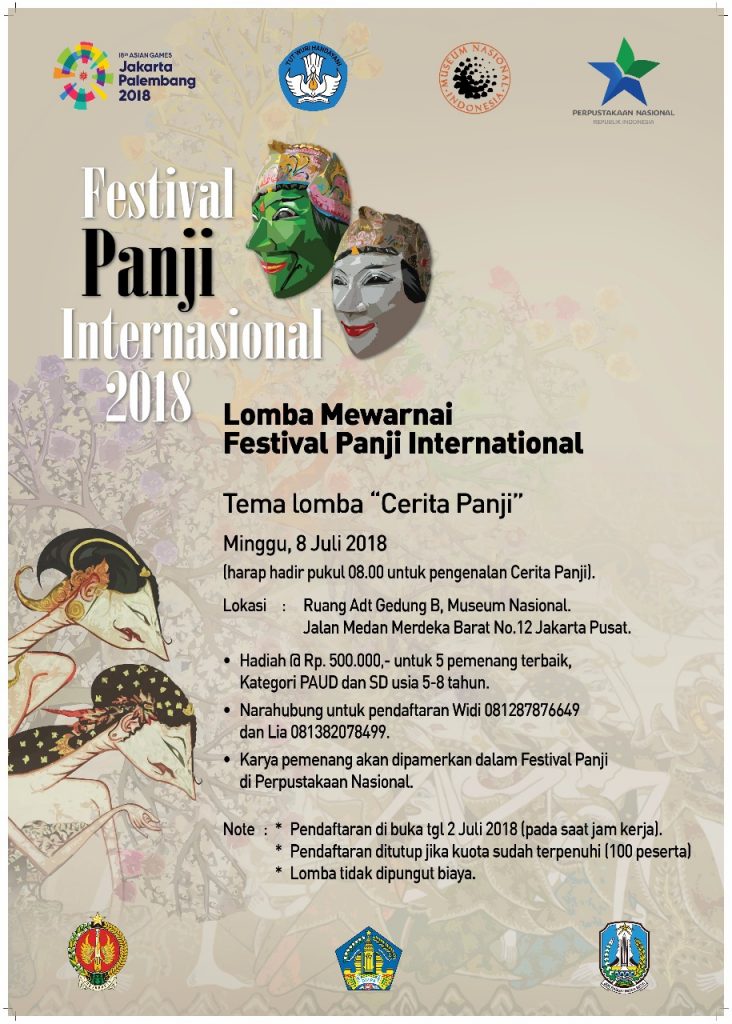 Lomba Melukis, MEnggambar dan Mewarnai Panji