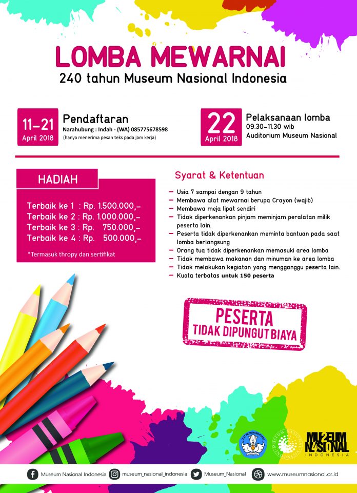 Lomba Mewarnai Museum Nasional